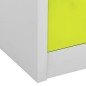 vidaXL Schließfachschränke 2 Stk. Hellgrau und Grün 90x45x92,5cm Stahl vidaXL Schließfachschränke 2 Stk. Hellgrau und Grün 90x45x92,5cm Stahl