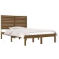 vidaXL Massivholzbett Honigbraun 140x190 cm vidaXL Massivholzbett Honigbraun 140x190 cm