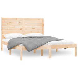 vidaXL Massivholzbett 120x200 cm
