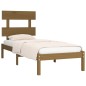 vidaXL Massivholzbett Honigbraun 75x190 cm vidaXL Massivholzbett Honigbraun 75x190 cm