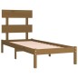 vidaXL Massivholzbett Honigbraun 75x190 cm vidaXL Massivholzbett Honigbraun 75x190 cm