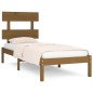 vidaXL Massivholzbett Honigbraun 90x200 cm vidaXL Massivholzbett Honigbraun 90x200 cm