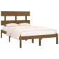 vidaXL Massivholzbett Honigbraun 120x190 cm vidaXL Massivholzbett Honigbraun 120x190 cm