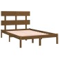 vidaXL Massivholzbett Honigbraun 120x190 cm vidaXL Massivholzbett Honigbraun 120x190 cm