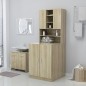 vidaXL Waschmaschinenschrank Sonoma-Eiche vidaXL Waschmaschinenschrank Sonoma-Eiche