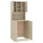 vidaXL Waschmaschinenschrank Sonoma-Eiche vidaXL Waschmaschinenschrank Sonoma-Eiche