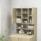 vidaXL Waschmaschinenschrank Sonoma-Eiche vidaXL Waschmaschinenschrank Sonoma-Eiche