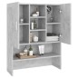 vidaXL Waschmaschinenschrank Betongrau vidaXL Waschmaschinenschrank Betongrau