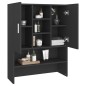 vidaXL Waschmaschinenschrank Schwarz vidaXL Waschmaschinenschrank Schwarz