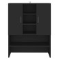 vidaXL Waschmaschinenschrank Schwarz vidaXL Waschmaschinenschrank Schwarz