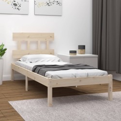 vidaXL Massivholzbett 100x200 cm