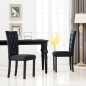 vidaXL Esszimmerstühle 2 Stk. Schwarz Samt vidaXL Esszimmerstühle 2 Stk. Schwarz Samt