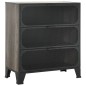 vidaXL Lagerschränke 2 Stk. Grau 72x36x82 cm Metall und MDF vidaXL Lagerschränke 2 Stk. Grau 72x36x82 cm Metall und MDF