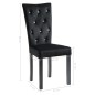 vidaXL Esszimmerstühle 2 Stk. Schwarz Samt vidaXL Esszimmerstühle 2 Stk. Schwarz Samt