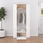 vidaXL Flurschränke 2 Stk. Weiß Holzwerkstoff vidaXL Flurschränke 2 Stk. Weiß Holzwerkstoff