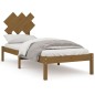vidaXL Massivholzbett Honigbraun 75x190 cm vidaXL Massivholzbett Honigbraun 75x190 cm