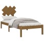 vidaXL Massivholzbett Honigbraun 75x190 cm vidaXL Massivholzbett Honigbraun 75x190 cm