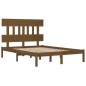 vidaXL Massivholzbett Honigbraun 120x190 cm vidaXL Massivholzbett Honigbraun 120x190 cm