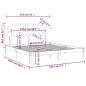 vidaXL Massivholzbett Weiß 180x200 cm vidaXL Massivholzbett Weiß 180x200 cm