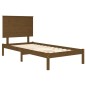 vidaXL Massivholzbett Honigbraun 75x190 cm vidaXL Massivholzbett Honigbraun 75x190 cm