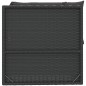 Garten-Ecksofa mit Kissen Schwarz Poly Rattan Garten-Ecksofa mit Kissen Schwarz Poly Rattan