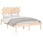 vidaXL Massivholzbett 135x190 cm vidaXL Massivholzbett 135x190 cm