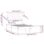 vidaXL Massivholzbett Weiß 120x200 cm vidaXL Massivholzbett Weiß 120x200 cm