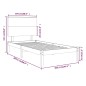 vidaXL Massivholzbett Honigbraun Kiefer 100x200 cm vidaXL Massivholzbett Honigbraun Kiefer 100x200 cm