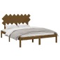 vidaXL Massivholzbett Honigbraun 140x190 cm vidaXL Massivholzbett Honigbraun 140x190 cm