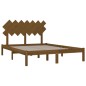vidaXL Massivholzbett Honigbraun 140x190 cm vidaXL Massivholzbett Honigbraun 140x190 cm