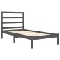 vidaXL Massivholzbett Grau 90x190 cm vidaXL Massivholzbett Grau 90x190 cm