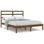 vidaXL Massivholzbett Honigbraun Kiefer 140x190 cm vidaXL Massivholzbett Honigbraun Kiefer 140x190 cm