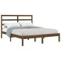 vidaXL Massivholzbett Honigbraun Kiefer 140x190 cm vidaXL Massivholzbett Honigbraun Kiefer 140x190 cm