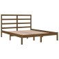 vidaXL Massivholzbett Honigbraun Kiefer 140x190 cm vidaXL Massivholzbett Honigbraun Kiefer 140x190 cm
