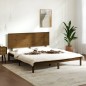 vidaXL Massivholzbett Honigbraun Kiefer 200x200 cm vidaXL Massivholzbett Honigbraun Kiefer 200x200 cm