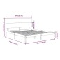 vidaXL Massivholzbett Honigbraun Kiefer 200x200 cm vidaXL Massivholzbett Honigbraun Kiefer 200x200 cm
