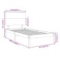 vidaXL Massivholzbett Grau Kiefer 90x200 cm vidaXL Massivholzbett Grau Kiefer 90x200 cm