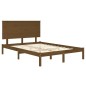 vidaXL Massivholzbett Honigbraun 120x190 cm vidaXL Massivholzbett Honigbraun 120x190 cm