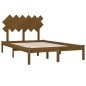 vidaXL Massivholzbett Honigbraun 120x190 cm vidaXL Massivholzbett Honigbraun 120x190 cm