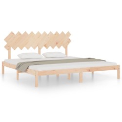 vidaXL Massivholzbett 200x200 cm