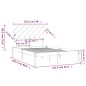 vidaXL Massivholzbett Schwarz 120x200 cm vidaXL Massivholzbett Schwarz 120x200 cm