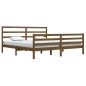 vidaXL Massivholzbett Honigbraun Kiefer 200x200 cm vidaXL Massivholzbett Honigbraun Kiefer 200x200 cm