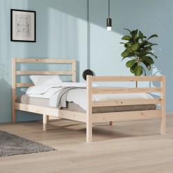 vidaXL Massivholzbett Kiefer 100x200 cm