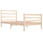 vidaXL Massivholzbett Kiefer 100x200 cm vidaXL Massivholzbett Kiefer 100x200 cm