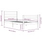 vidaXL Massivholzbett Kiefer 100x200 cm vidaXL Massivholzbett Kiefer 100x200 cm