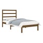 vidaXL Massivholzbett Honigbraun 75x190 cm vidaXL Massivholzbett Honigbraun 75x190 cm