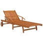 vidaXL 2-tlg. Sonnenliegen-Set mit Tisch Massivholz Akazie vidaXL 2-tlg. Sonnenliegen-Set mit Tisch Massivholz Akazie