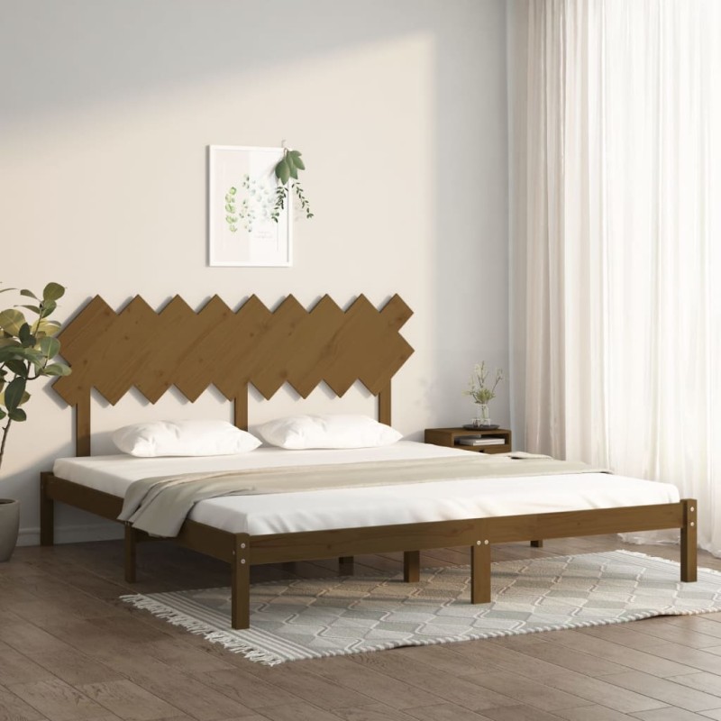 vidaXL Massivholzbett Honigbraun 180x200 cm vidaXL Massivholzbett Honigbraun 180x200 cm