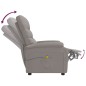 Massagesessel Taupe Stoff Massagesessel Taupe Stoff