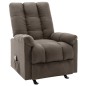 vidaXL Massagesessel Braun Stoff vidaXL Massagesessel Braun Stoff